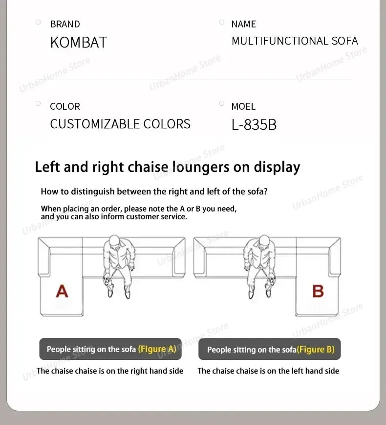 L-shaped Living Room Sofa Leather Electric Recliner Sofa Multi-functional Sofa Bed Folding Small Furniture with Storage Space