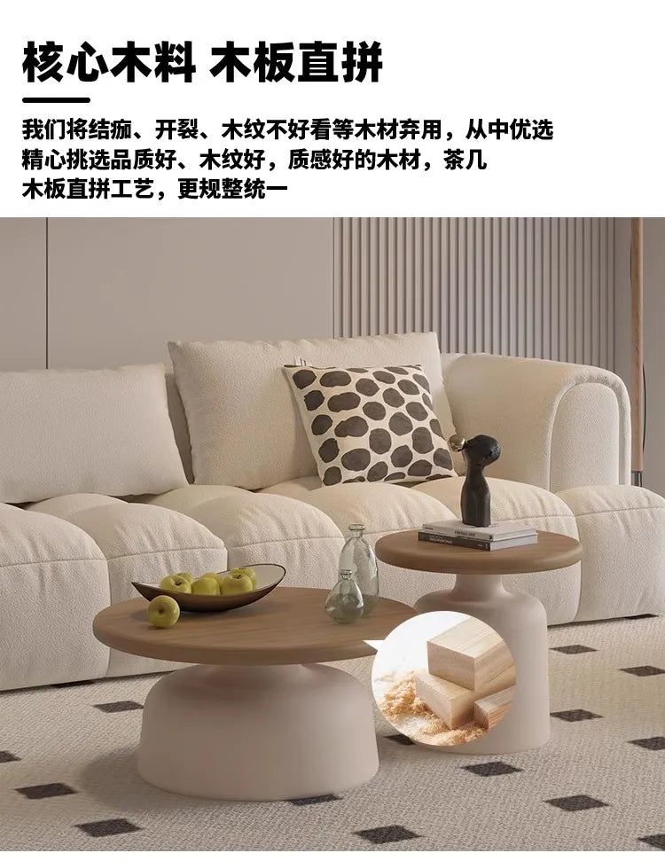 Modern Nordic Coffee Table Premium Aesthetic Elegant Design Side Table Storage Luxury Corner Tables Living Room Furniture