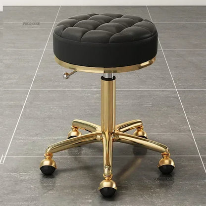 Nordic Barber Shop Barber Chairs Beauty Salon Professional Barber Chair Liftable Swivel Chair Hairdressing Chair Salon Furniture