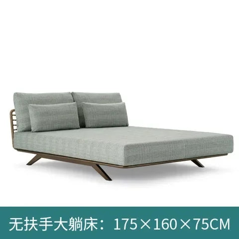 High-end outdoor furniture open-air balcony rain protection sun protection sofa courtyard outdoor villa hotel garden combination