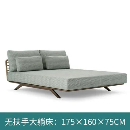 High-end outdoor furniture open-air balcony rain protection sun protection sofa courtyard outdoor villa hotel garden combination