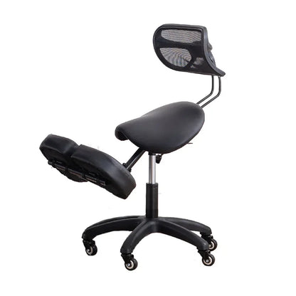 Kneeling Chair Adult Ergonomic Correction Chair Saddle Chair Double Cushion Adjustable Anti-Hunchback Position Learning