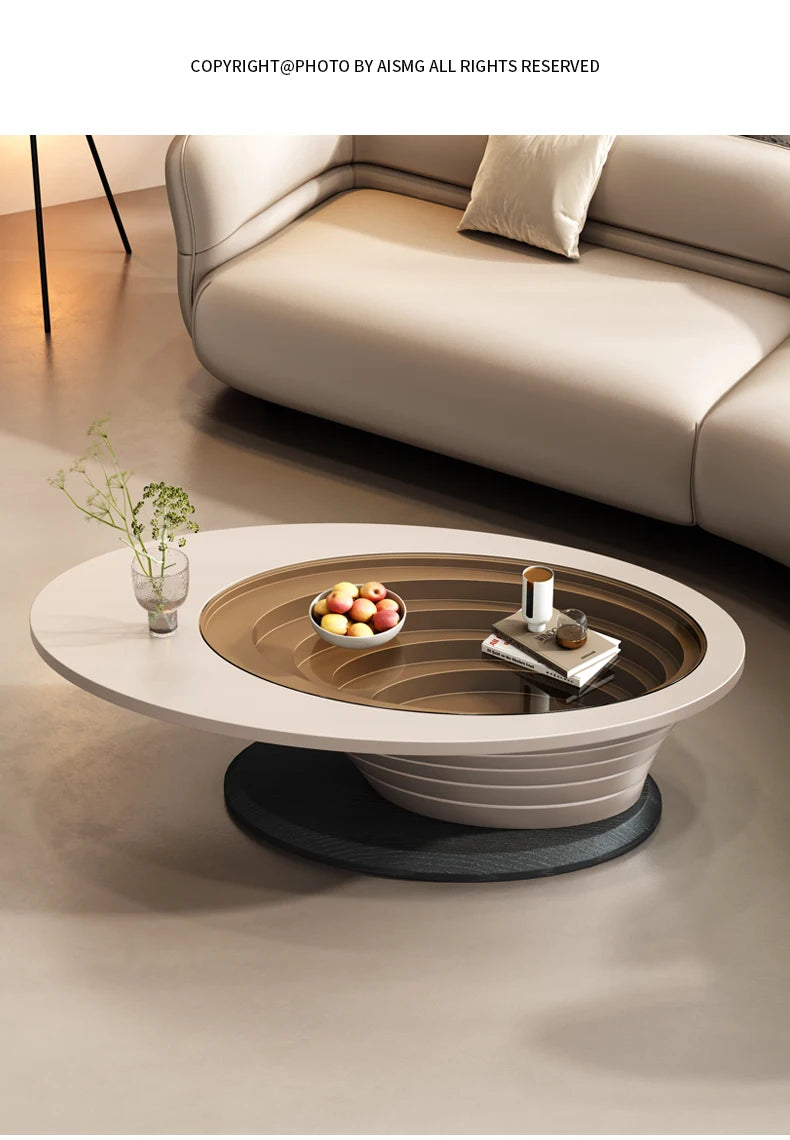 Table basse moderne simple haut de gamme, petit appartement, salon, maison