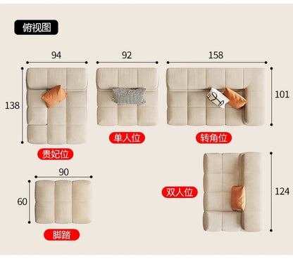 Curved Designer Living Room Sofas Mid Century Floor Recliner Corner Living Room Sofas Hallway Office Muebles Office Furniture
