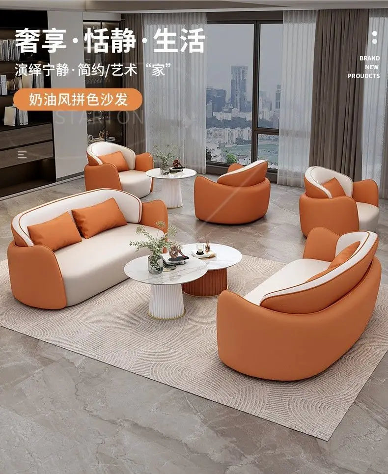 Hotel Lobby Reception Rest Area Sofa Beauty Salon Lobby Business Reception Meeting Negotiation
