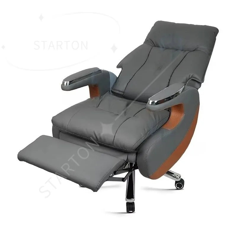 Chair Office Furniture Wholesale Luxury Modern Leather Ergonomic Boss Chair Office Chair  for Fat People