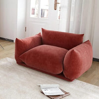 Comfy Sofa Couch with Thick Cushion, Chenille Single Accent Chair Deep Seat Couches, 50" Plush Sofas Furniture, Room Chairs