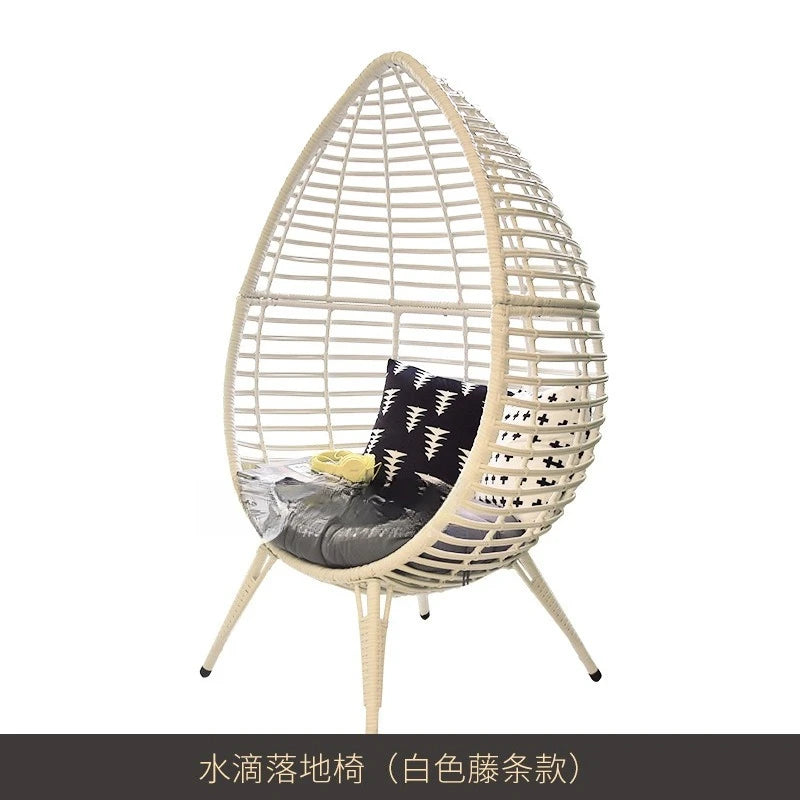 Internet celebrity swing outdoor balcony lazy hanging chair rattan nest cradle