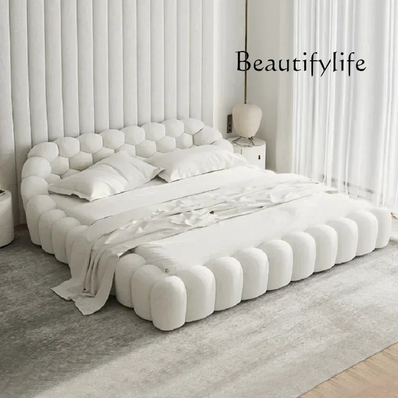 Double Modern Bed Bedroom Girls Design Sex Multifunctional Beauty Bed Sun Sleeping Princess Portable Beliche Trendy Furniture