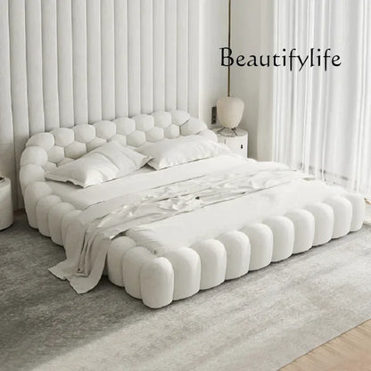 Double Modern Bed Bedroom Girls Design Sex Multifunctional Beauty Bed Sun Sleeping Princess Portable Beliche Trendy Furniture