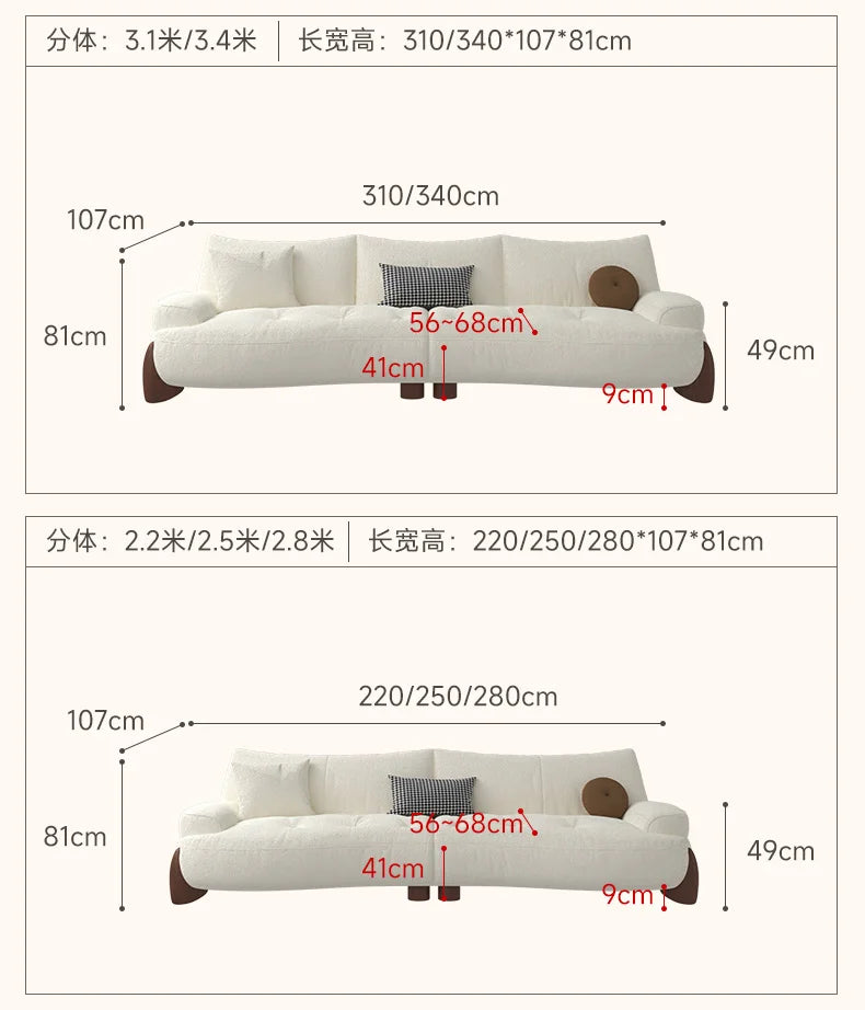 Luxury Modern Unique Sofas Two Seater Large Sleepingdaybed Armchair Sofas Nordic Lounge Woonkamer Banken Furniture Living Room