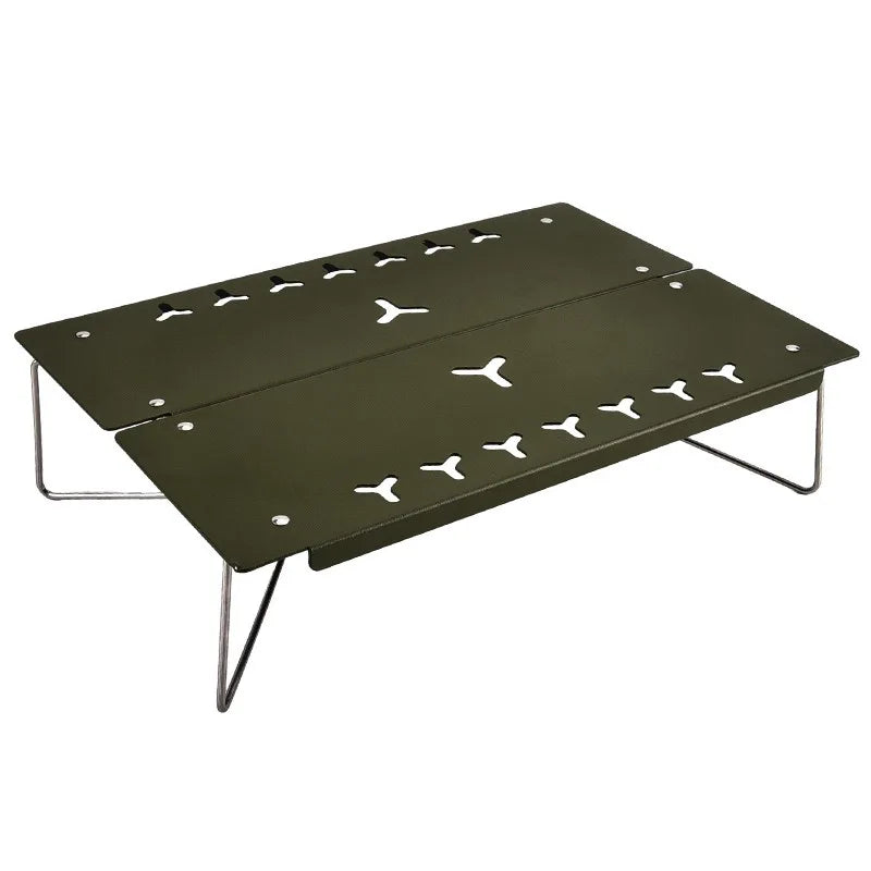Compact Mini Camping Table Portable Ultralight Folding Tent Table Aluminium Alloy Collapsible Outdoor Table For Hiking