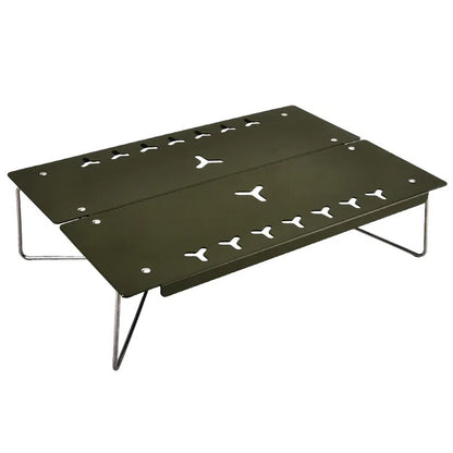 Compact Mini Camping Table Portable Ultralight Folding Tent Table Aluminium Alloy Collapsible Outdoor Table For Hiking