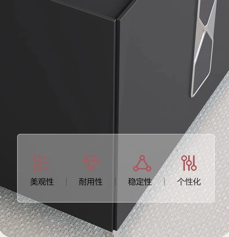 Simple and light luxury office desk and chair combination President's table Manager table Large desk office