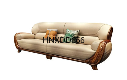 Genuine Leather Luxury Sofa Fancy Living Room Designer Sectional Sofa Lounge Modern Juego De Sofas Modernos Para Sala Furniture