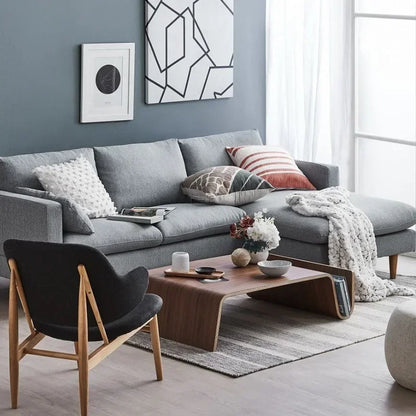 Mesa  centro auxiliar de comedor de madera, mueble moderno