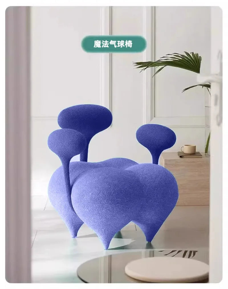 Creative Design Chair Modern Luxury Single Sofa Chair Home Living Room Bedroom Balcony Home Decor Accessories Leisure Chair