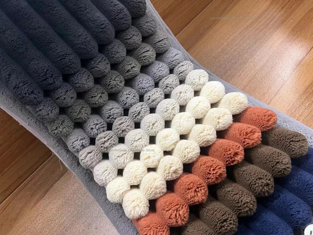 Nordic Cloud Lazy Sofa Thick Corduroy Texture Extra Wide Seat Depth Design Vacuum Compressed Packaging A Must-Have for Home
