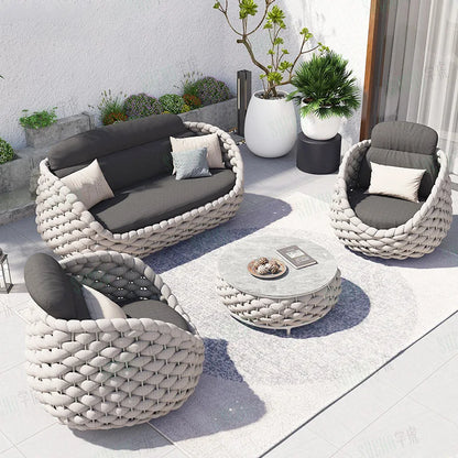 Custom Design Pastoral Garden Set Pastoral Garden Set Plastic Rattan Patio Furniture Set