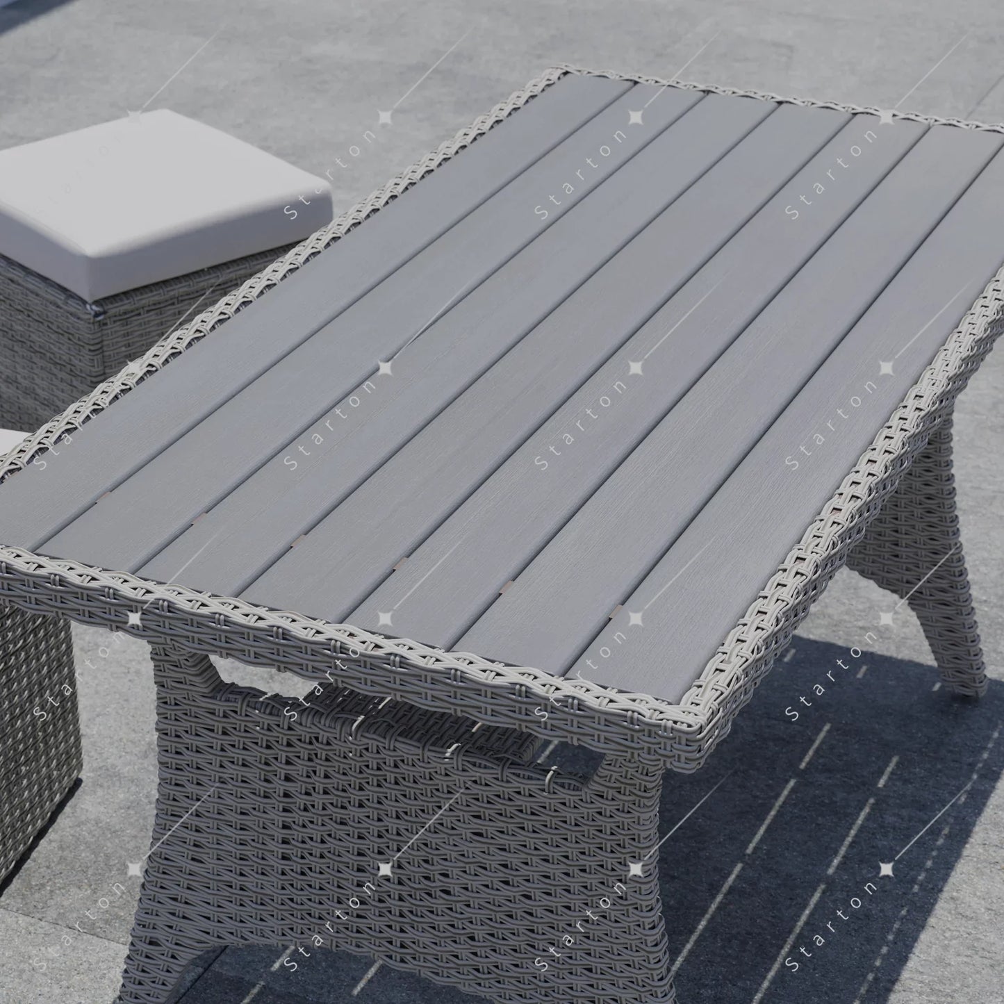 Modern Outdoor Furniture Set Terrace Backyard Sofas Living Room Hotel Bedroom Park Courtyard Hall Apartment Durable PE