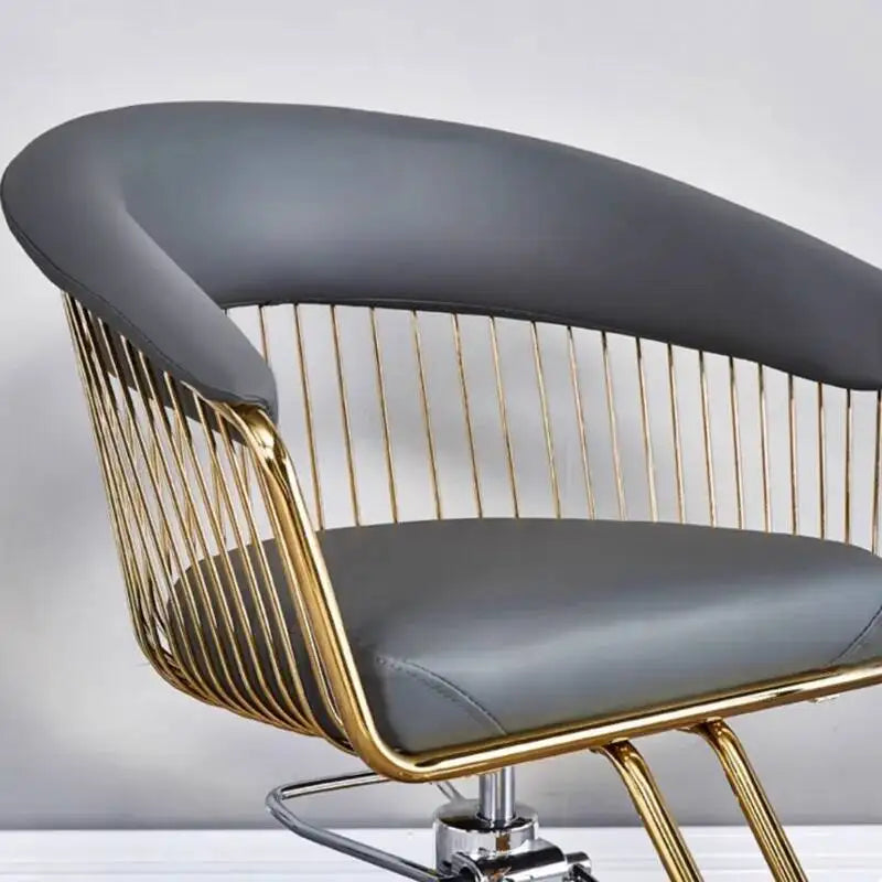 High end, stainless steel, dining chair, single sofa chair designer