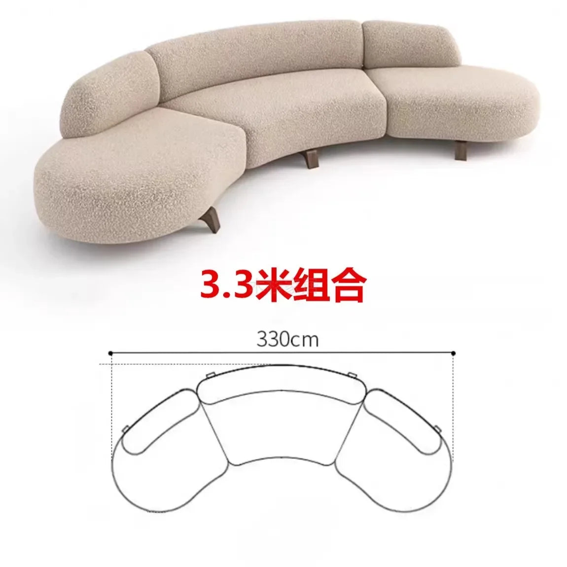 Curved Modern Soft Unique Sofa Kawaii Wood Foam Nordic Luxury Sofa Sectional Lounge Designer Divano Letto Living Room Furniture