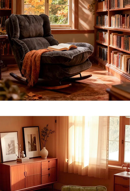 Soft Fabric Single Leisure Sofas Adjustable Recliner Balcony Livingroom Multi-functional Lazy Sofa Home Furniture 거실 소파