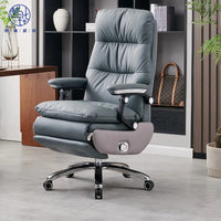Modern Home Office Executive Chair with Linkage Armrests Relaxation Function Comfortable Workstation Chair