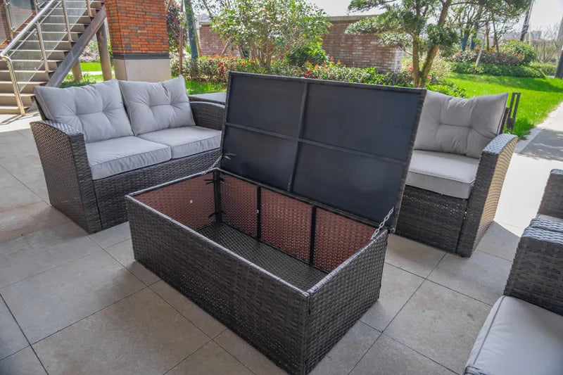 Modern Chairs Restaurant Outdoor Wicker Dining Chair Table Sets Garden Patio Set Outdoor Furniture Rattan