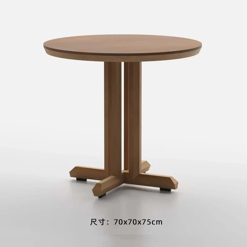 Outdoor solid wood sofa villa terrace rattan chair leisure combination furniture