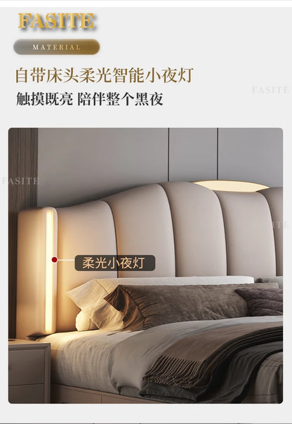 Luxury Frame Double Bed King Size Modern Living Room Frame Double Bed Queen Hotel Princess Cama De Casal Bedroom Furniture