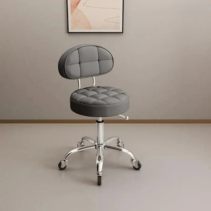 Adjustable Nail, Makeup, Hairdressing Shop, Student Stool, Beauty Salon Special Stool, Roller Bar Chair