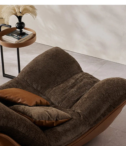 Italian minimalist living room couple double sofa recliner advanced reclining sleeping lazy sofa down