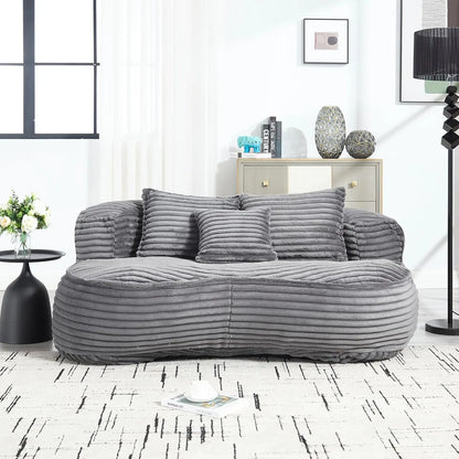 OEM/ODM Compression Sealed Vacuum Package Living Room Bedroom Memory Foam Lazy Sofa Bean Bag Couch