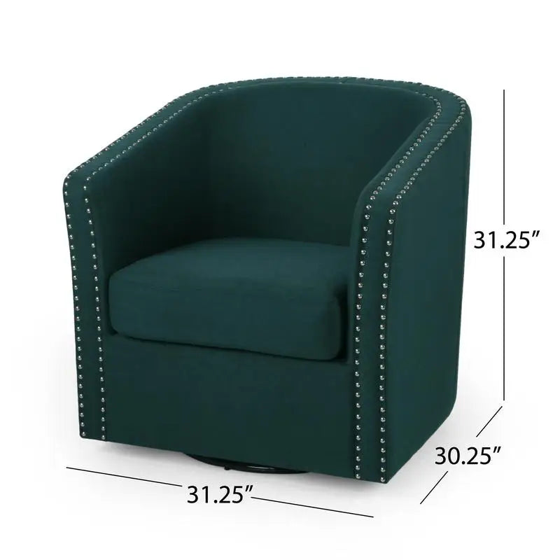 Ergonomic Swivel Chair with Adjustable Height and Smooth Rolling Casters for Office or Home Use