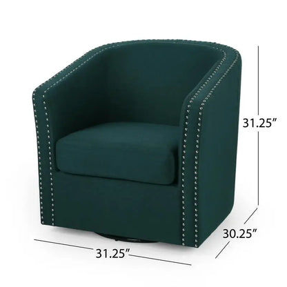 Ergonomic Swivel Chair with Adjustable Height and Smooth Rolling Casters for Office or Home Use