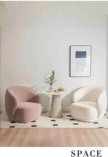 Nordic Chaise Lounge Modern Simple Single Sofa Living Room Small Apartment Beauty Salon Rest Reception Negotiation Leisure Chair