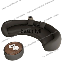 N178 G Italian light luxury semi-circular curved sofa special-shaped senior designer beauty salon hotel lobby lounge area recept