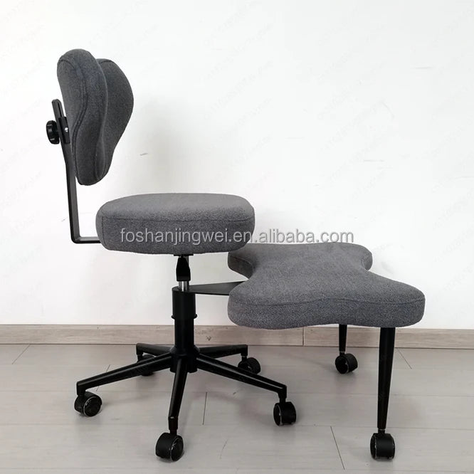Modern comfortable cross-legged lazy chair squatting computer seat, suitable for long-term sitting in dormitories and offices
