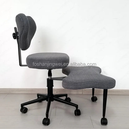 Modern comfortable cross-legged lazy chair squatting computer seat, suitable for long-term sitting in dormitories and offices
