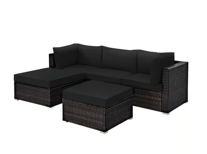 Patio Furniture Sectional Set Outdoor Lawn Conversation Sets,make you comfortable whether you are sitting or lying down