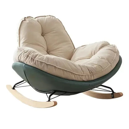 Thickened Penguin Rocking Chair Balcony Sofa Home Bedroom Leisure Chair Wide