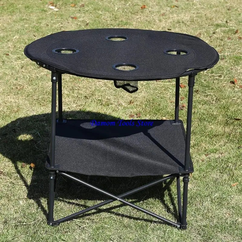 57BE Portable Plastic Folding Table Quick Assembly Water Resistant for Outdoor Use