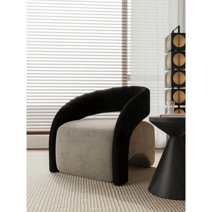 Best-selling Single Chair Living Room Single Sofa Leisure Chair Light Luxury Curved Balcony Chair Small Apartment