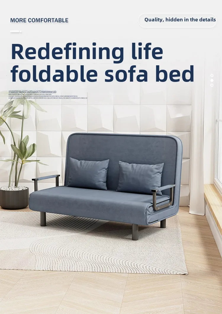 Small apartment sofa bed multifunctional lunch bed nap bed escort bed living room office sofa chair foldable bed