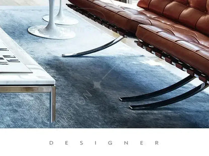 Nordic Single Sofa Barcelona Chair Italian Designer Seat Personality Lounge Chair Lounge Chair Retro Chairs