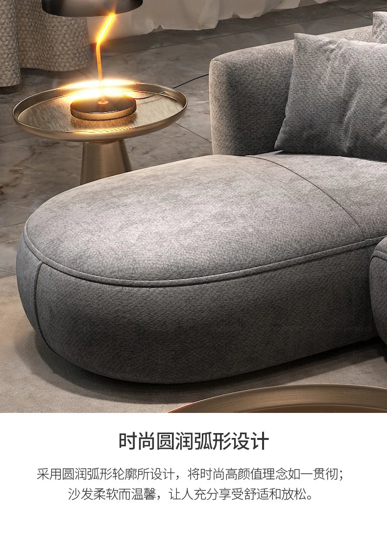 Minimalist modern white sofa