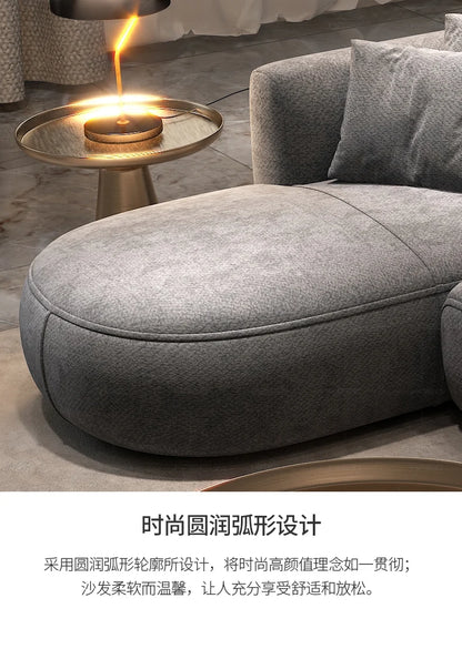 Minimalist modern white sofa