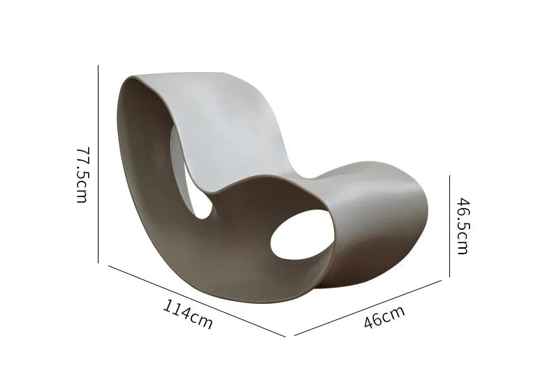 Small apartment living room balcony household outdoor lazy bedroom leisure rocking chair