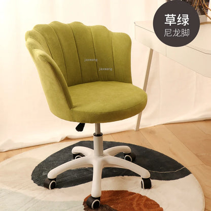 Nordic Leisure Backrest Computer Chair Luxury Bedroom Armchair Modern Office Chair Living Room Furniture Swivel Chair L K